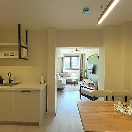 New Cozy Flat 2 Min To Ortakoy Seaside-9 Апартаменты Стамбул